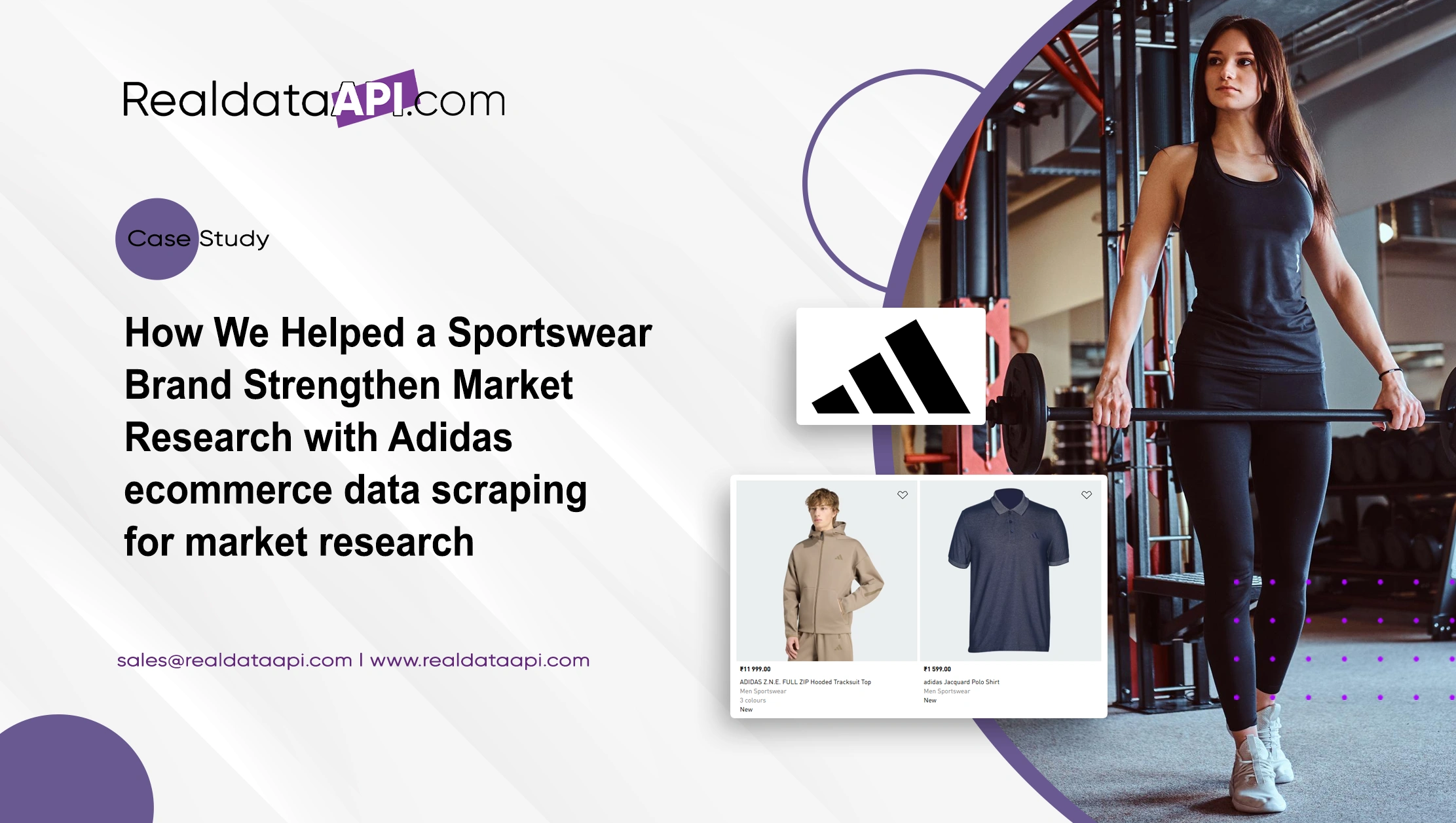 Adidas ecommerce data scraping for market research